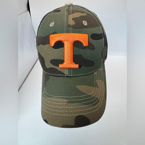Tennessee NCAA  Hat Cap Strap Back Camo Orange White  Mossy Oak Fast Shipping - Picture 1 of 11
